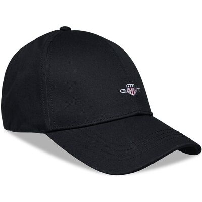 Gant High Shield Cotton Twill Cap ONE SIZE BLACK ONE SIZE Gant High Shield Cotton Twill Cap ONE SIZE BLACK ONE SIZE