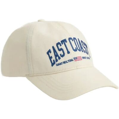 Gant Graphic Cotton Canvas Cap ONE SIZE CREAM ONE SIZE Gant Graphic Cotton Canvas Cap ONE SIZE CREAM ONE SIZE