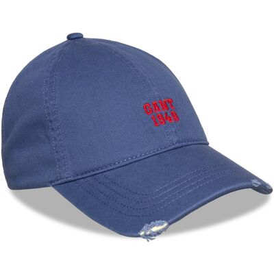 Gant Graphic Distressed Cap ONE SIZE VINTAGE BLUE ONE SIZE Gant Graphic Distressed Cap ONE SIZE VINTAGE BLUE ONE SIZE