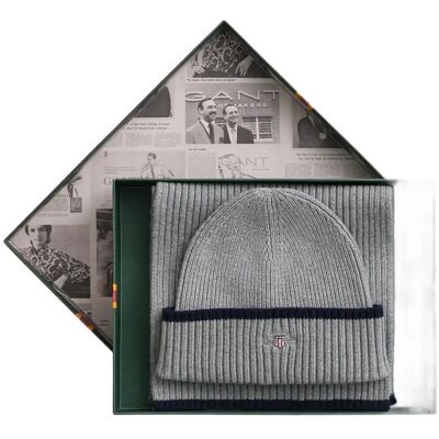 Gant Essential Gift Set ONE SIZE GREY MELANGE ONE SIZE Gant Essential Gift Set ONE SIZE GREY MELANGE ONE SIZE