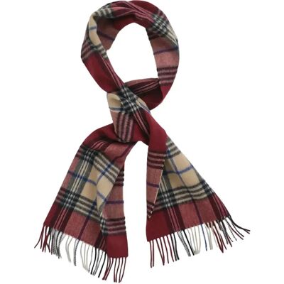 Gant Wool Checked Scarf ONE SIZE PLUMPED RED ONE SIZE Gant Wool Checked Scarf ONE SIZE PLUMPED RED ONE SIZE