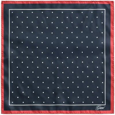 Gant Dot Print Pocket Square ONE SIZE MARINE ONE SIZE Gant Dot Print Pocket Square ONE SIZE MARINE ONE SIZE