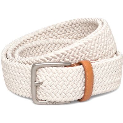 Gant Elastic Braided Belt 95 PUTTY 95 Gant Elastic Braided Belt 95 PUTTY 95