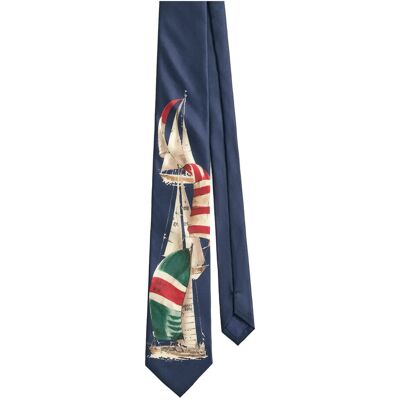 Gant Sailing Boat Print Tie ONE SIZE MARINE ONE SIZE Gant Sailing Boat Print Tie ONE SIZE MARINE ONE SIZE