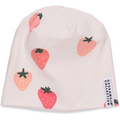Geggamoja Bamboo Beanie 5-6Y STRAWBERRY 5-6Y Geggamoja Bamboo Beanie 5-6Y STRAWBERRY 5-6Y