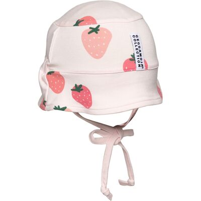 Geggamoja Bamboo Sunny Hat 0-4M STRAWBERRY 0-4M Geggamoja Bamboo Sunny Hat 0-4M STRAWBERRY 0-4M