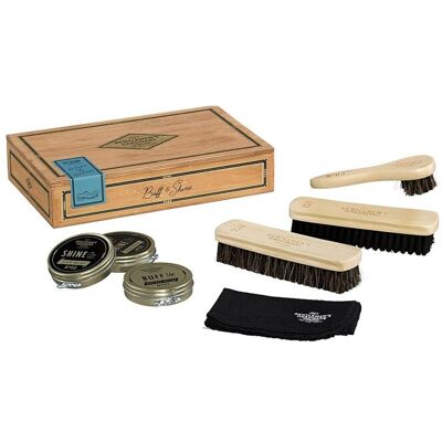 Gentlemen's Hardware Shoe Shine Cigar Box ONE SIZE BROWN ONE SIZE Gentlemen's Hardware Shoe Shine Cigar Box ONE SIZE BROWN ONE SIZE