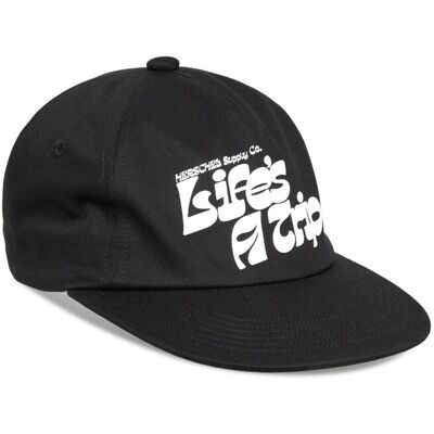 Herschel Scout Life's A Trip Cap ONE SIZE BLACK /BLANC DE BLANC ONE SIZE Herschel Scout Life's A Trip Cap ONE SIZE BLACK /BLANC DE BLANC ONE SIZE