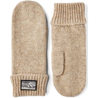 Hestra Raggwool Mitt Black 8 BEIGE 8 Hestra Raggwool Mitt Black 8 BEIGE 8