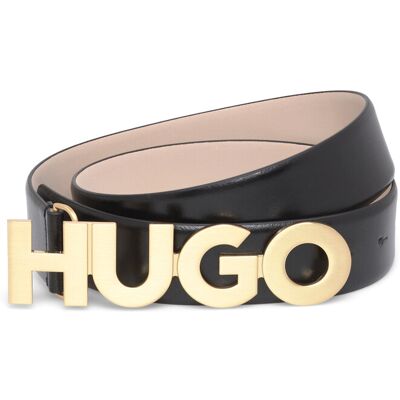HUGO Zula Belt 3,5Cm-Zl 80 BLACK 80 HUGO Zula Belt 3,5Cm-Zl 80 BLACK 80