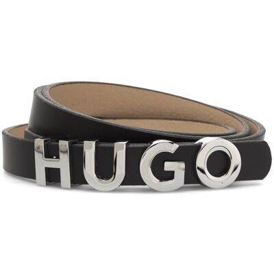HUGO Zula Belt 1,5Cm 70 BLACK 70 HUGO Zula Belt 1,5Cm 70 BLACK 70