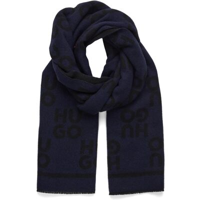 HUGO Martyn_40*180 ONE SIZE NAVY ONE SIZE HUGO Martyn_40*180 ONE SIZE NAVY ONE SIZE