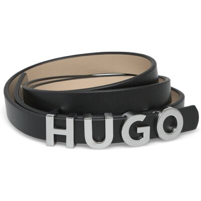 HUGO Zula Belt 1,5Cm 95 BLACK 95 HUGO Zula Belt 1,5Cm 95 BLACK 95