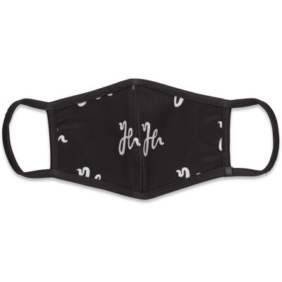 Humbleton Facemask ONE SIZE BLACK PRINTED ONE SIZE Humbleton Facemask ONE SIZE BLACK PRINTED ONE SIZE