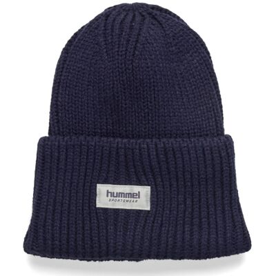 Hummel Hmljr Heavy Rib Knit Beanie ONE SIZE DRESS BLUES ONE SIZE Hummel Hmljr Heavy Rib Knit Beanie ONE SIZE DRESS BLUES ONE SIZE