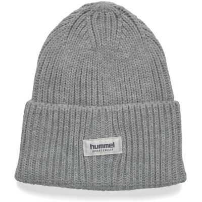 Hummel Hmljr Heavy Rib Knit Beanie ONE SIZE GREY MELANGE ONE SIZE Hummel Hmljr Heavy Rib Knit Beanie ONE SIZE GREY MELANGE ONE SIZE