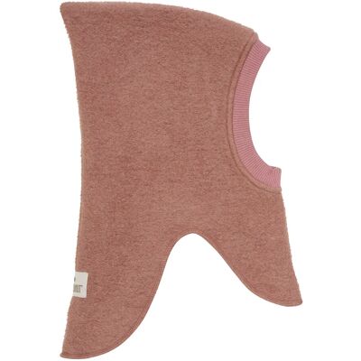 Huttelihut Balaclava Emb. Wool 0-12M BURLWOOD 0-12M Huttelihut Balaclava Emb. Wool 0-12M BURLWOOD 0-12M