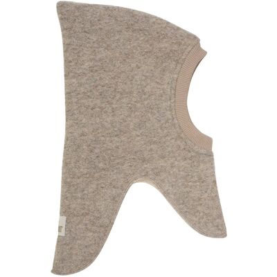 Huttelihut Balaclava Emb. Wool 12/24M CAMEL MELANGE 12/24M Huttelihut Balaclava Emb. Wool 12/24M CAMEL MELANGE 12/24M