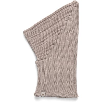 Huttelihut Balaclava Pixie Wool Knit 12/24M CAMEL MELANGE 12/24M Huttelihut Balaclava Pixie Wool Knit 12/24M CAMEL MELANGE 12/24M