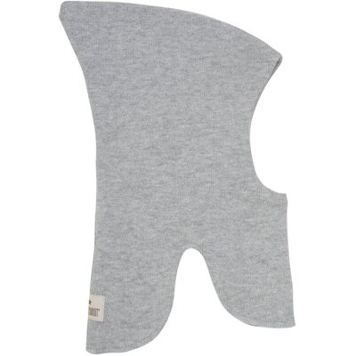 Huttelihut Balaclava Wool Knit Windstop 12/24M LIGHT GREY MELANGE 12/24M Huttelihut Balaclava Wool Knit Windstop 12/24M LIGHT GREY MELANGE 12/24M