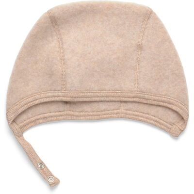 Huttelihut Bonnet Wool Fleece 74\80 CAMEL MELANGE 74\80 Huttelihut Bonnet Wool Fleece 74\80 CAMEL MELANGE 74\80