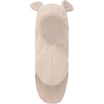 Huttelihut Balaclava Ears Cotton Fleece 48\6-12M CAMEL MELANGE 48\6-12M Huttelihut Balaclava Ears Cotton Fleece 48\6-12M CAMEL MELANGE 48\6-12M