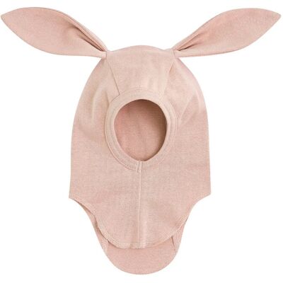 Huttelihut Balaclava Ears Cotton Rib 44\3-6M PEACH BLUSH 44\3-6M Huttelihut Balaclava Ears Cotton Rib 44\3-6M PEACH BLUSH 44\3-6M