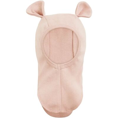 Huttelihut Balaclava Ears Cotton Rib 3-6M PEACH BLUSH 3-6M Huttelihut Balaclava Ears Cotton Rib 3-6M PEACH BLUSH 3-6M