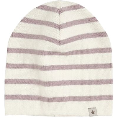 Huttelihut Beanie Stripe Knit 6-8Y DEAUVILLE MAUVE 6-8Y Huttelihut Beanie Stripe Knit 6-8Y DEAUVILLE MAUVE 6-8Y
