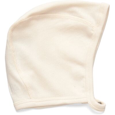 Huttelihut Bonnet Rib 3-6M ANTIQUE WHITE 3-6M Huttelihut Bonnet Rib 3-6M ANTIQUE WHITE 3-6M
