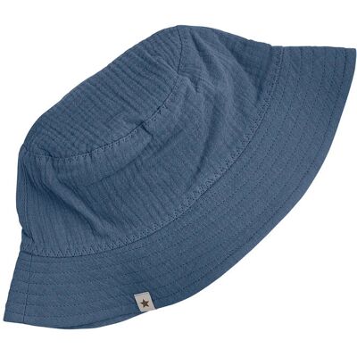 Huttelihut Bucket Hat Muslin 53\4-6Y BERING SEA 53\4-6Y Huttelihut Bucket Hat Muslin 53\4-6Y BERING SEA 53\4-6Y