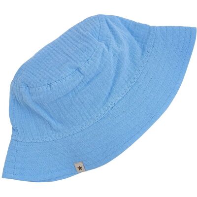 Huttelihut Bucket Hat Muslin 53\4-6Y DELLA ROBBIA BLUE 53\4-6Y Huttelihut Bucket Hat Muslin 53\4-6Y DELLA ROBBIA BLUE 53\4-6Y