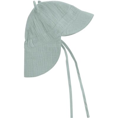Huttelihut Summer Hat Ears Muslin 0-3M GRAY MIST 0-3M Huttelihut Summer Hat Ears Muslin 0-3M GRAY MIST 0-3M