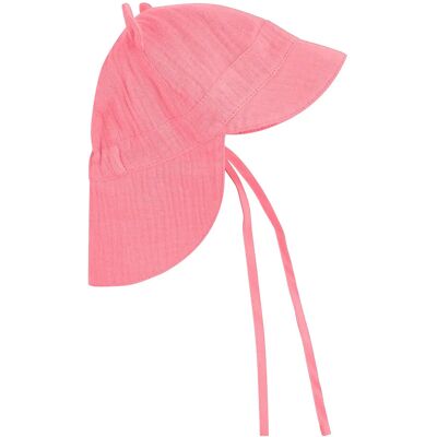 Huttelihut Summer Hat Ears Muslin 52\2-4Y PLUMERIA 52\2-4Y Huttelihut Summer Hat Ears Muslin 52\2-4Y PLUMERIA 52\2-4Y