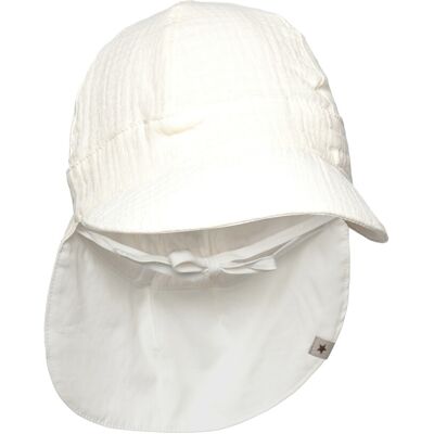 Huttelihut Summer Hat Muslin 0-3M ANTIQUE WHITE 0-3M Huttelihut Summer Hat Muslin 0-3M ANTIQUE WHITE 0-3M