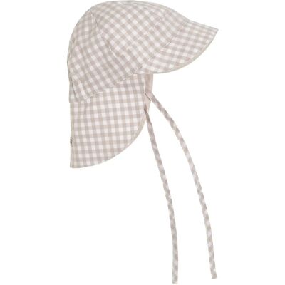 Huttelihut Sun Hat Check - Upf 50+ 48\6-12M WHITE PEPPER 48\6-12M Huttelihut Sun Hat Check - Upf 50+ 48\6-12M WHITE PEPPER 48\6-12M