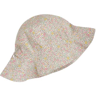 Huttelihut Summer Hat In Liberty Fabric 52\2-4Y DOUBLE CREAM 52\2-4Y Huttelihut Summer Hat In Liberty Fabric 52\2-4Y DOUBLE CREAM 52\2-4Y