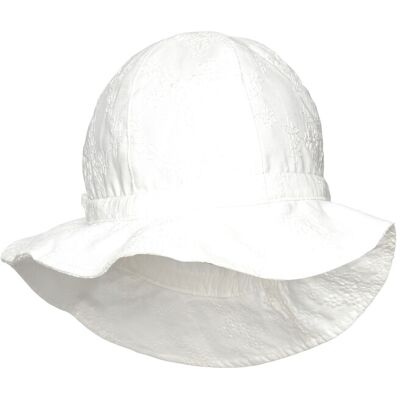 Huttelihut Summer Hat Embroidery 4-6Y ANTIQUE WHITE 4-6Y Huttelihut Summer Hat Embroidery 4-6Y ANTIQUE WHITE 4-6Y