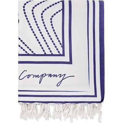 Lexington Clothing Starfish Printed Beach Scarf ONE SIZE WHITE/BLUE ONE SIZE Lexington Clothing Starfish Printed Beach Scarf ONE SIZE WHITE/BLUE ONE SIZE