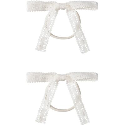 Lil'Atelier Nmfacc-Hua 2P Hair Elastic Lil ONE SIZE COCONUT MILK ONE SIZE Lil'Atelier Nmfacc-Hua 2P Hair Elastic Lil ONE SIZE COCONUT MILK ONE SIZE