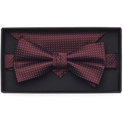 Lindbergh Black Polyester Bow Tie With Dotspolyester Bow Tie With Dots ONE SIZE BORDEAUX ONE SIZE Lindbergh Black Polyester Bow Tie With Dotspolyester Bow Tie With Dots ONE SIZE BORDEAUX ONE SIZE