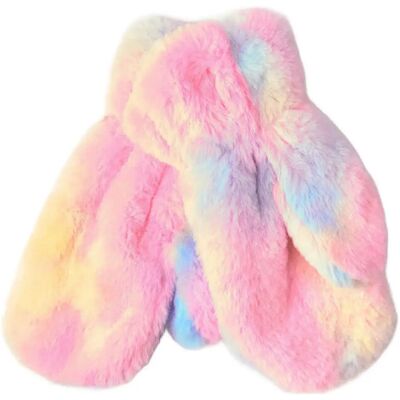 Lindex Mittens In Faux Fur 10/12 LIGHT PINK 10/12 Lindex Mittens In Faux Fur 10/12 LIGHT PINK 10/12