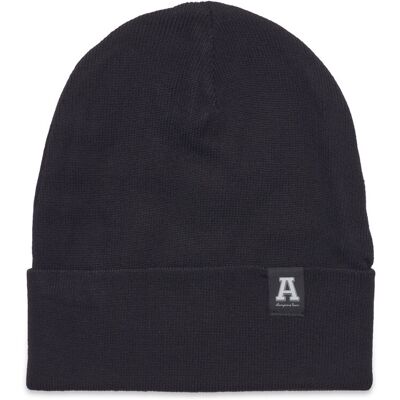 Lindex Beanie Basic Fold Up 2-4 BLACK 2-4 Lindex Beanie Basic Fold Up 2-4 BLACK 2-4