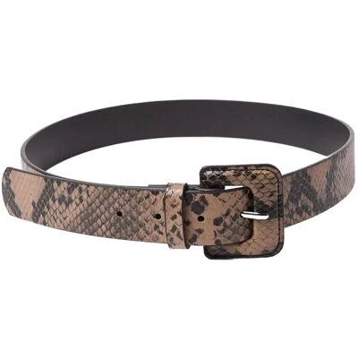 Lindex Belt W Covered Buckle S/M DARK BROWN S/M Lindex Belt W Covered Buckle S/M DARK BROWN S/M