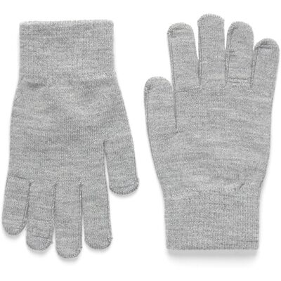 Lindex Gloves Magic Fix Wool 5-7 GREY MELANGE 5-7 Lindex Gloves Magic Fix Wool 5-7 GREY MELANGE 5-7