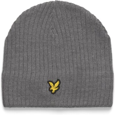 Scott Knitted Ribbed Beanie ONE SIZE T28 MID GREY MARL ONE SIZE Scott Knitted Ribbed Beanie ONE SIZE T28 MID GREY MARL ONE SIZE