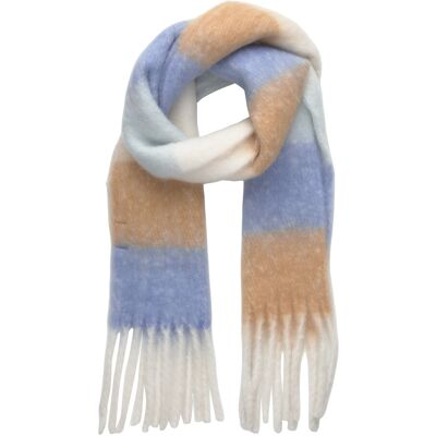Mango Striped Knit Scarf ONE SIZE LT-PASTEL BLUE ONE SIZE Mango Striped Knit Scarf ONE SIZE LT-PASTEL BLUE ONE SIZE