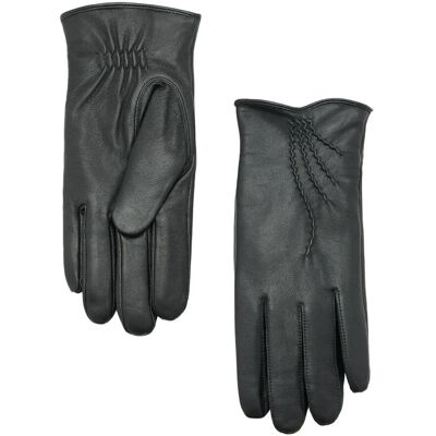 Mango Leather Gloves M BLACK M Mango Leather Gloves M BLACK M