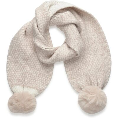 Mango Pompom Knit Scarf ONE SIZE LT PASTEL BROWN ONE SIZE Mango Pompom Knit Scarf ONE SIZE LT PASTEL BROWN ONE SIZE