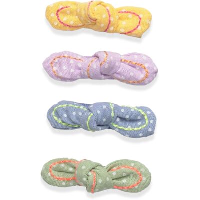 Mango 4 Pack Bow Hairclips ONE SIZE LT-PASTEL PURPLE ONE SIZE Mango 4 Pack Bow Hairclips ONE SIZE LT-PASTEL PURPLE ONE SIZE